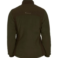 Pinewood Damen Fleecejacke Harriette (Green/Suede Brown)