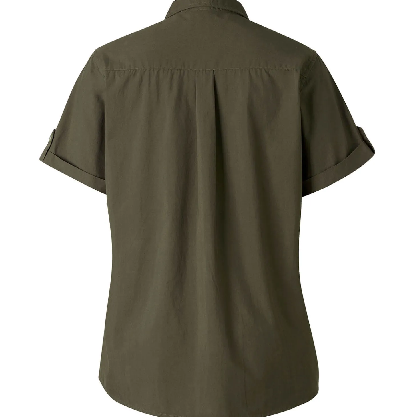 Pinewood Damen-Kurzarmhemd Safari (Moos Green)