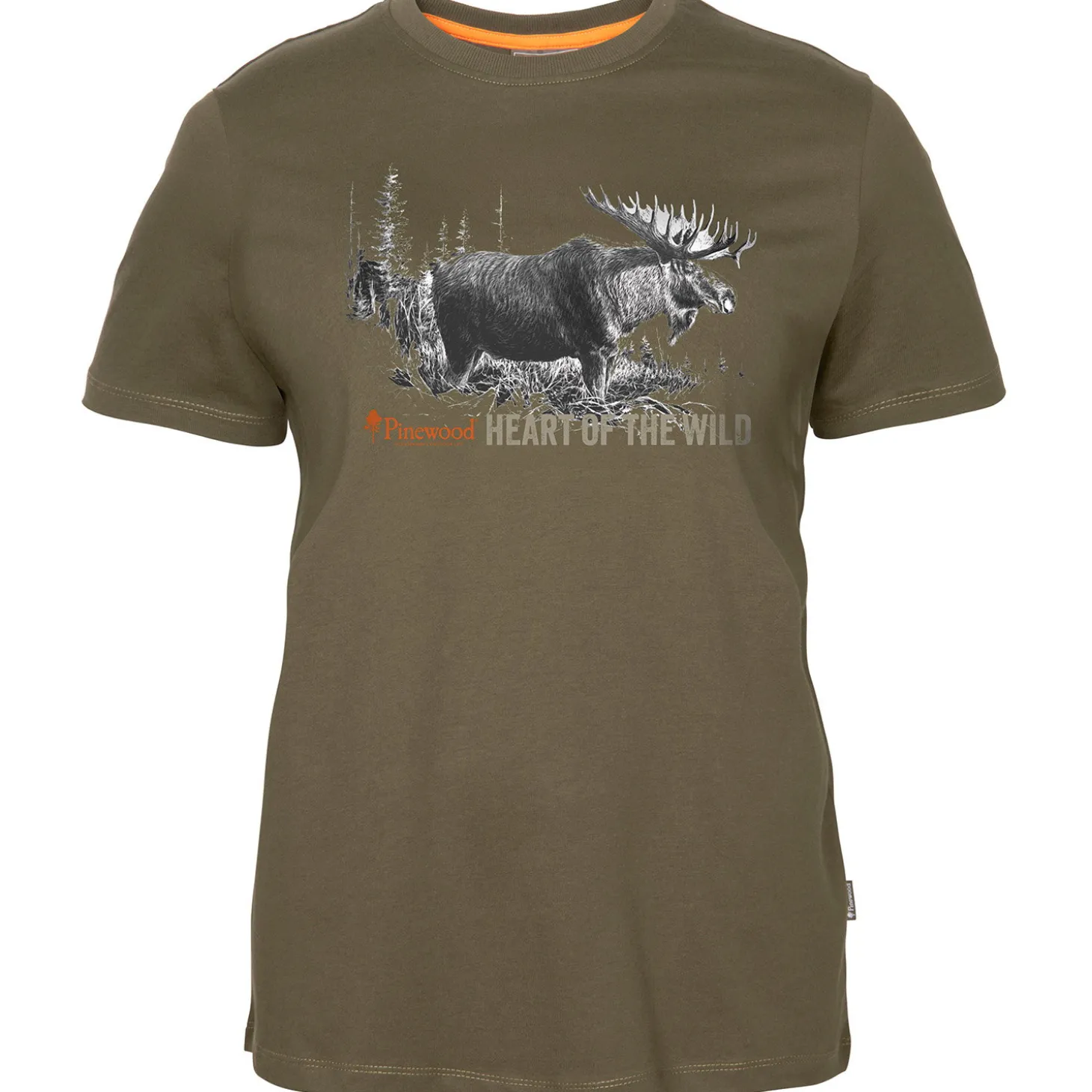 Pinewood Damen T-Shirt Moose (Brown)