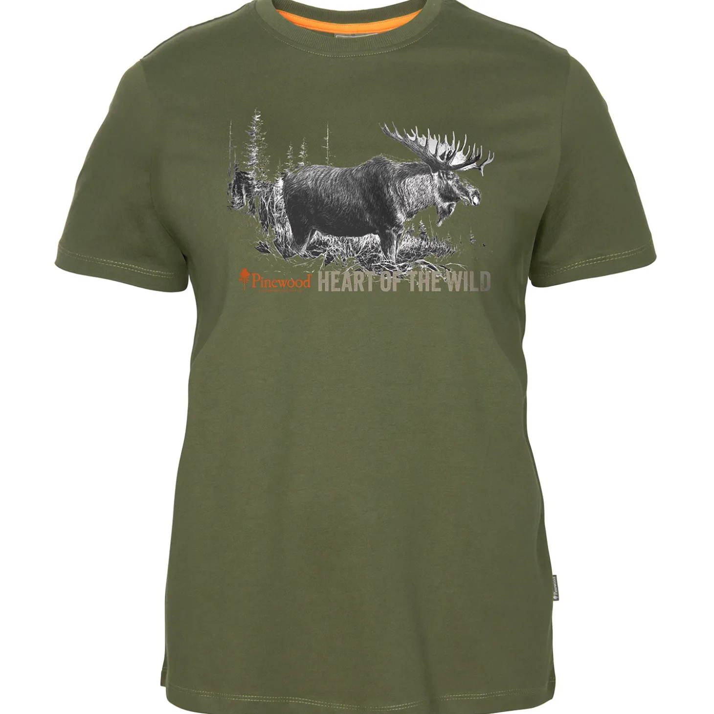 Pinewood Damen T-Shirt Moose (Green)