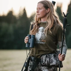 Pinewood Damen T-Shirt Wild Boar (Olive)