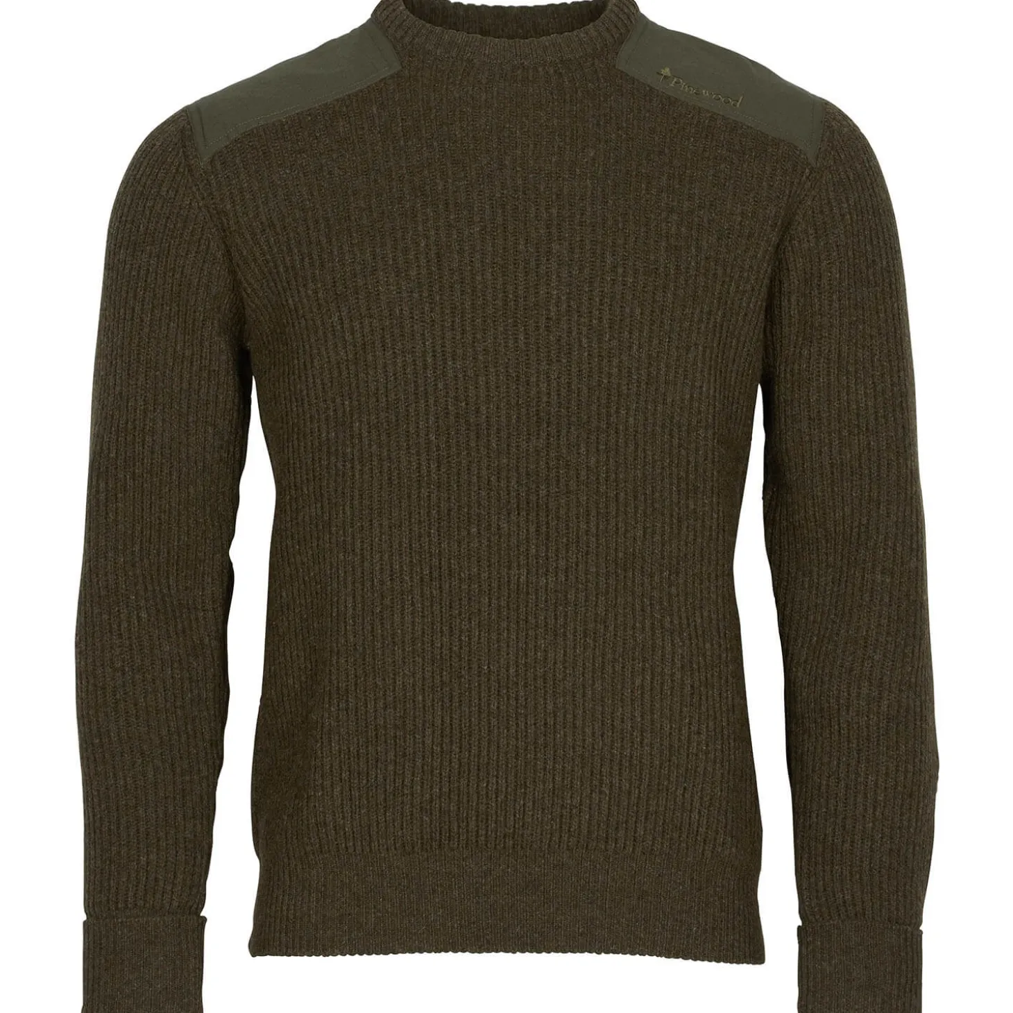 Pinewood Pullover Lappland Rough (Mossgreen Melange)