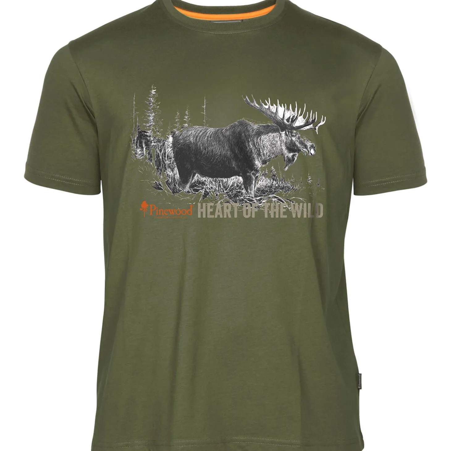 Pinewood T-Shirt Moose (Green)