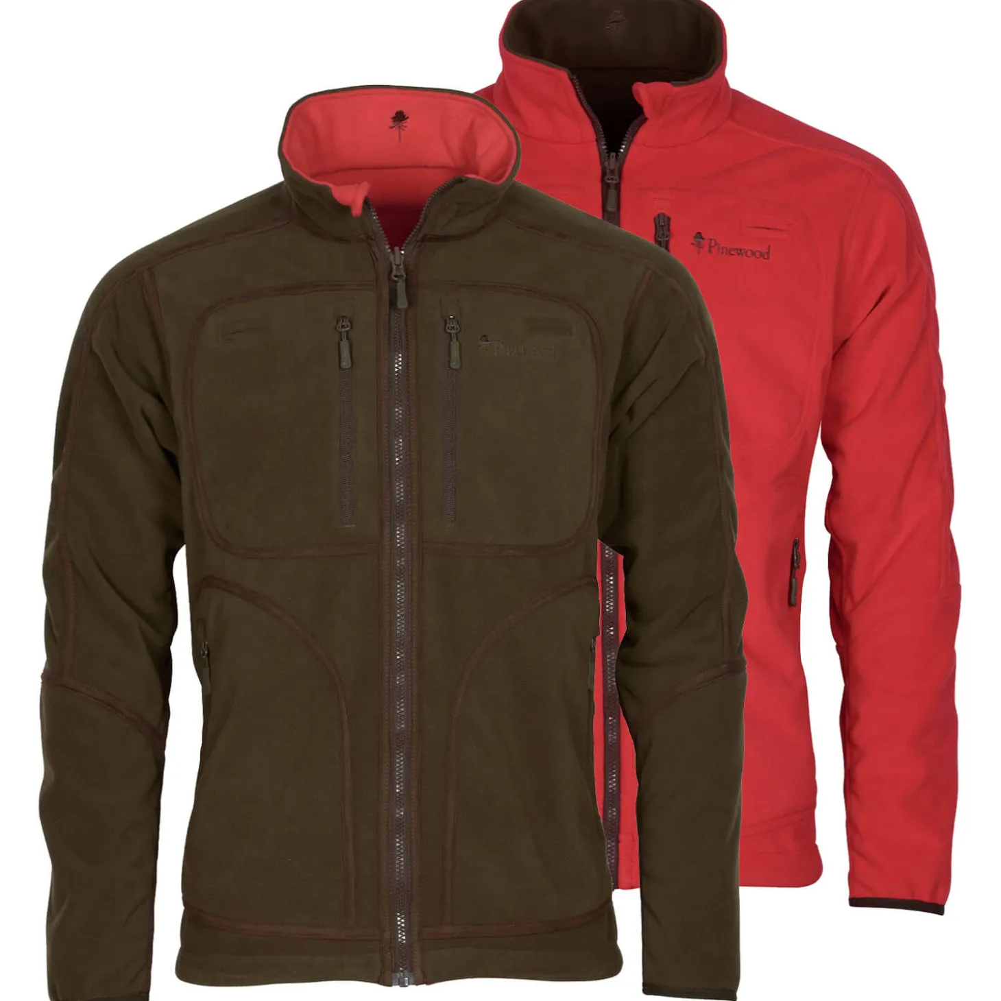 Pinewood Wendejacke Furudal (Rot/Braun)