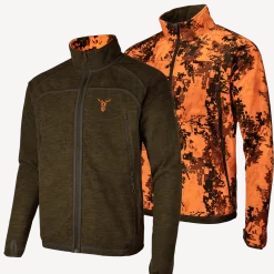 Pirscher Gear Fleece-Wendejacke (Blaze/Braun)