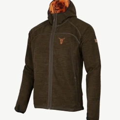 Pirscher Gear Hoodie Fleece-Wendejacke (Blaze/Braun)