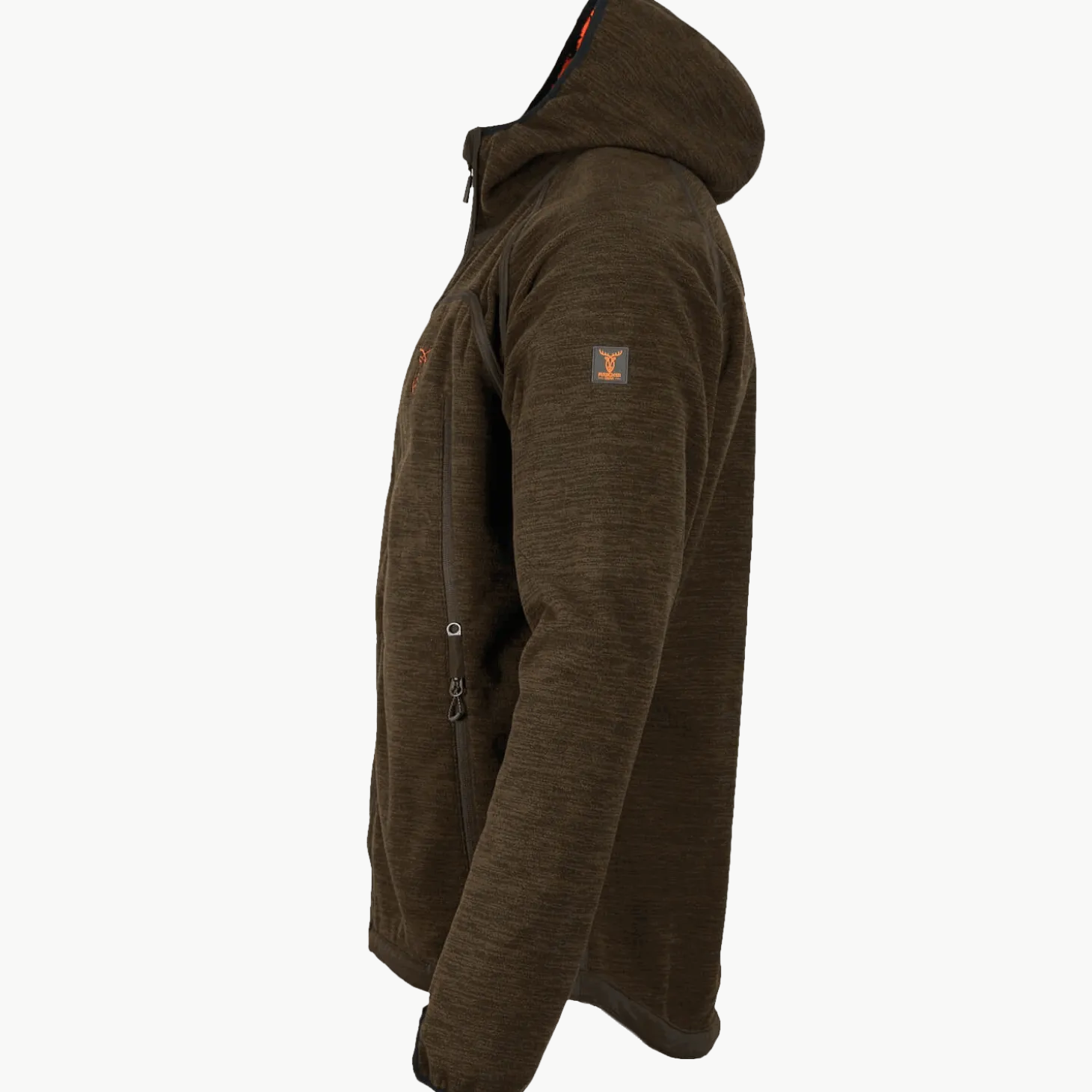Pirscher Gear Hoodie Fleece-Wendejacke (Blaze/Braun)