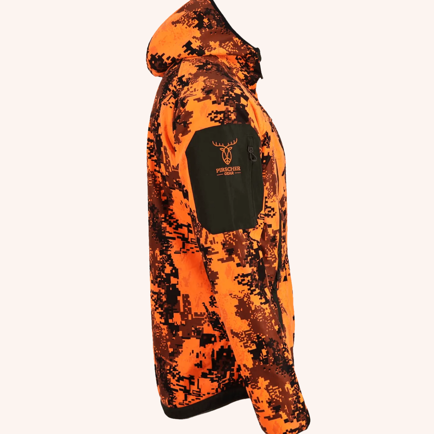 Pirscher Gear Hoodie Fleece-Wendejacke (Blaze/Braun)