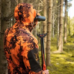 Pirscher Gear Hoodie Fleece-Wendejacke (Blaze/Braun)