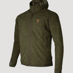 Pirscher Gear Hoodie Fleece-Wendejacke (Optimax 2S/Grün)