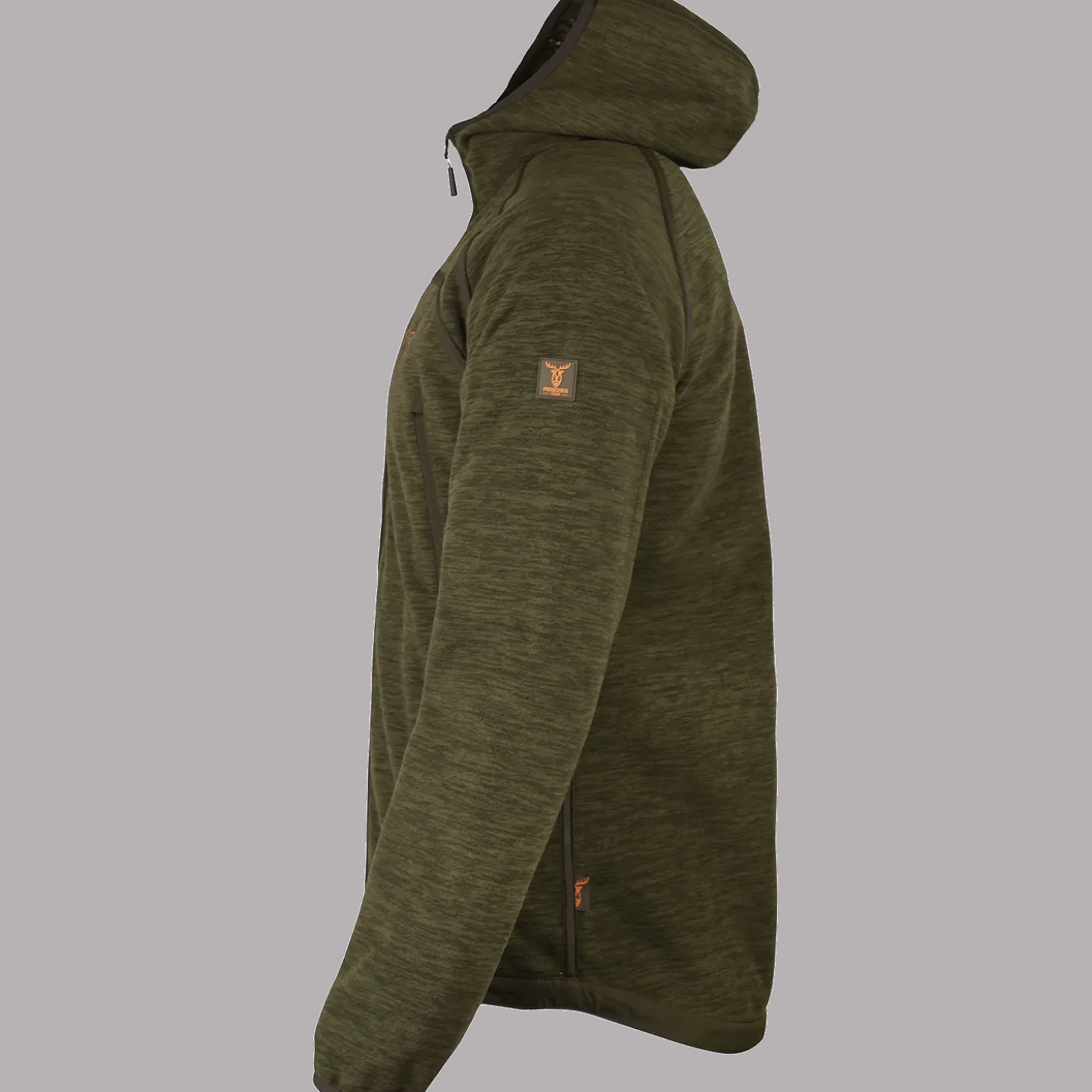 Pirscher Gear Hoodie Fleece-Wendejacke (Optimax 2S/Grün)