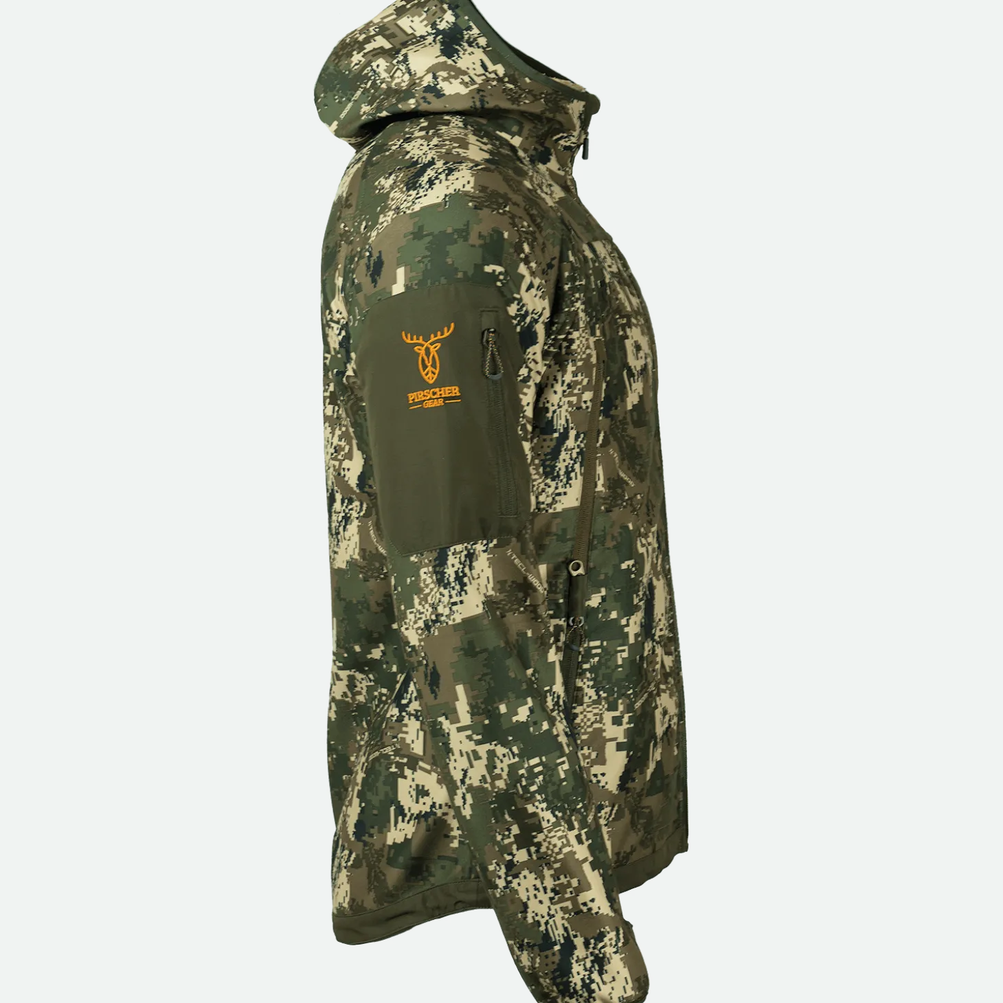 Pirscher Gear Hoodie Fleece-Wendejacke (Optimax 2S/Grün)