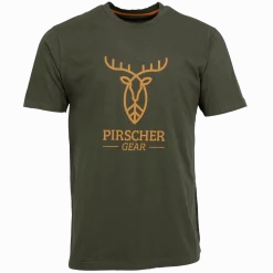 Pirscher Gear T-Shirt Full Logo (Grün)