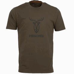 Pirscher Gear T-Shirt Logo (Braun)