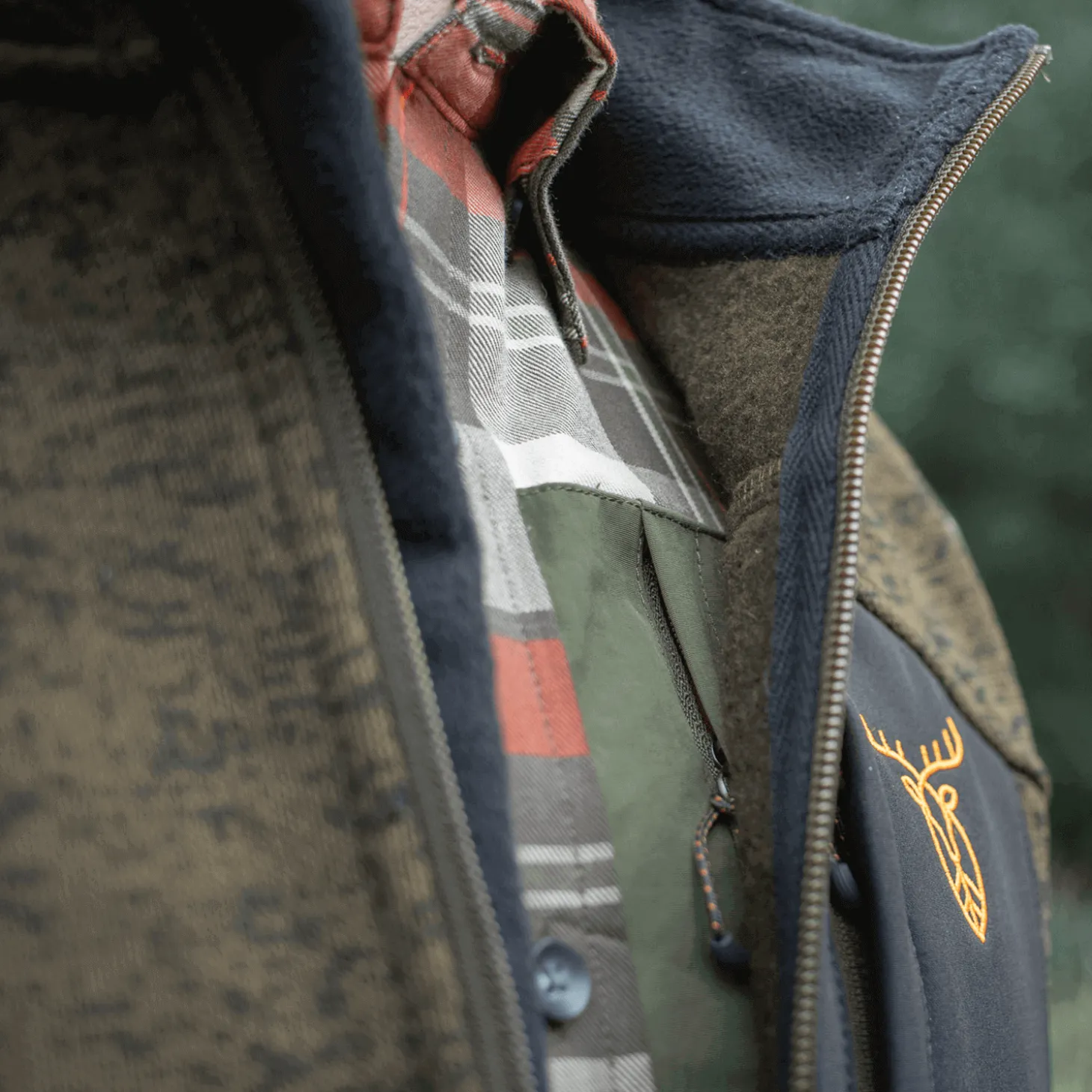 Pirscher Gear Vale Strick-Fleece Weste