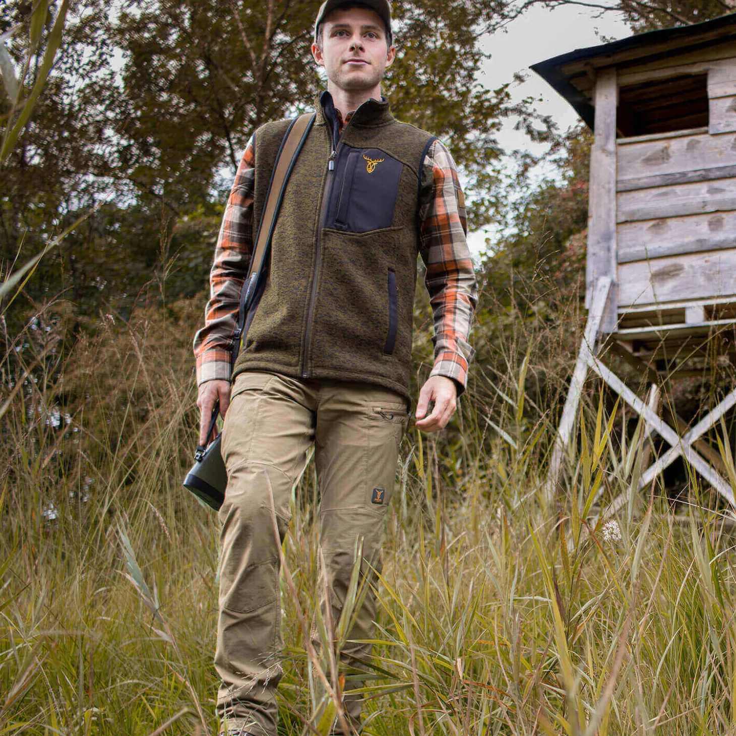 Pirscher Gear Vale Strick-Fleece Weste