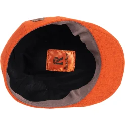 Rascher Loden-Schiebermütze (Orange)