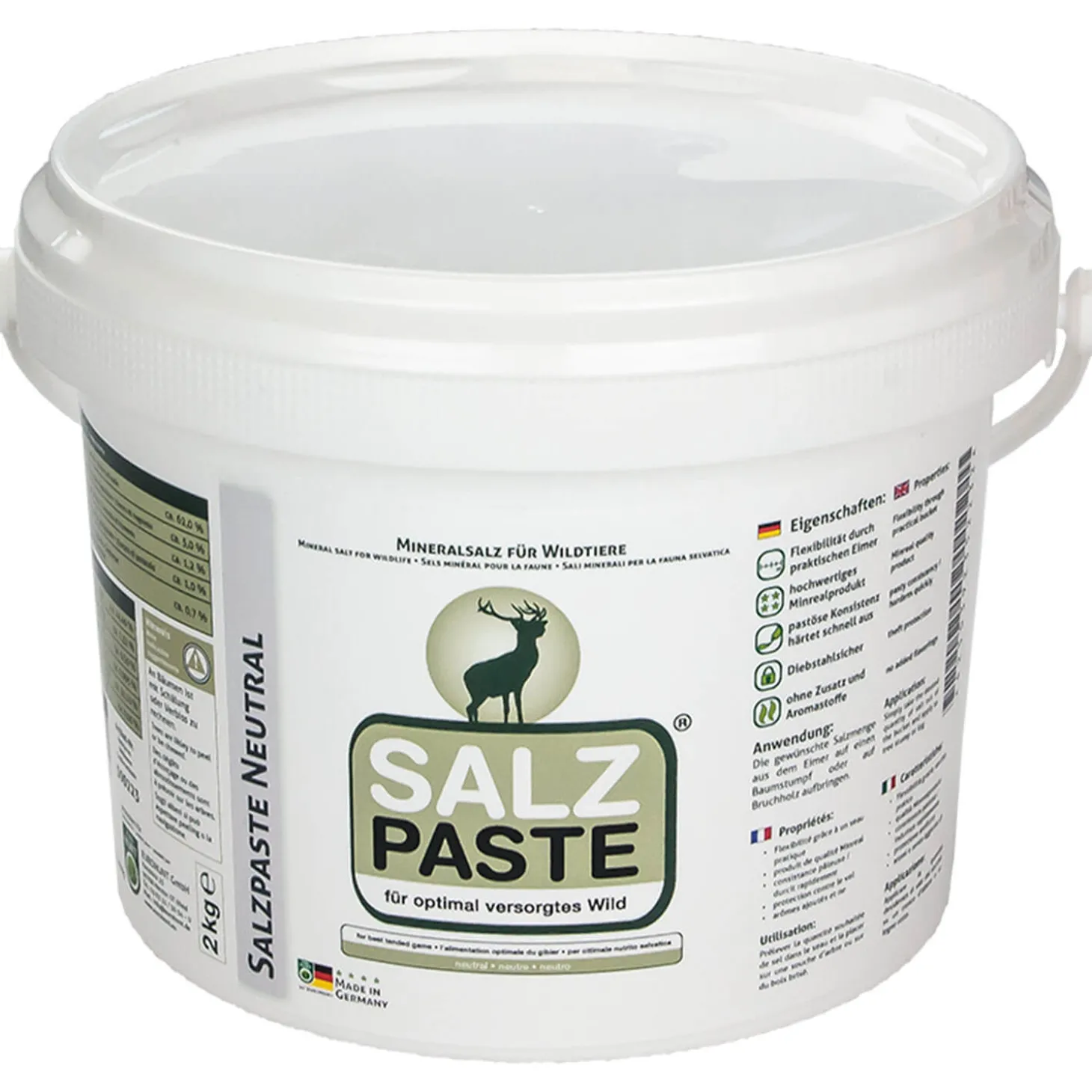 Salzpaste 2Kg Eimer - Neutral