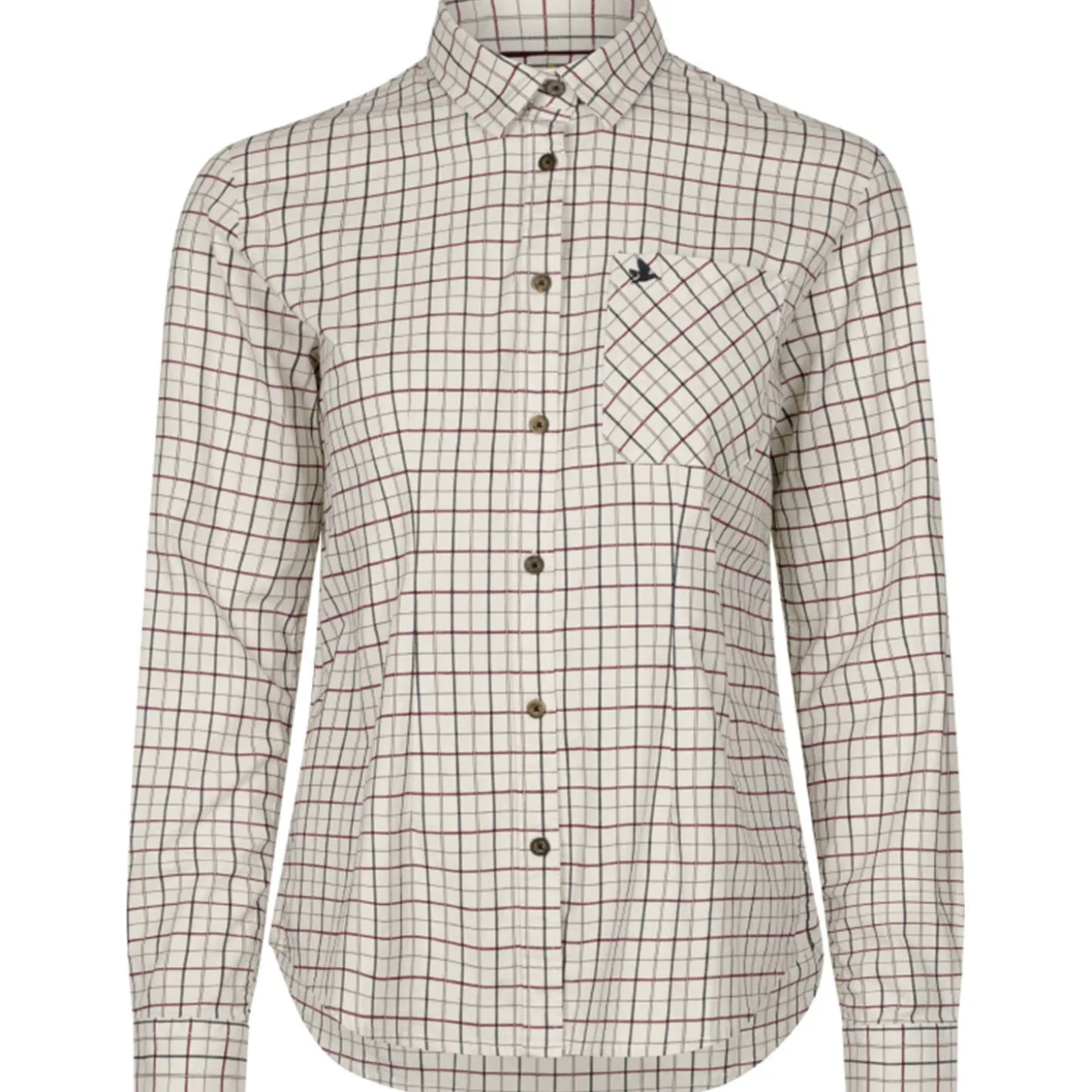 Seeland Damenhemd Kerry (Cabernet/Blue Check)