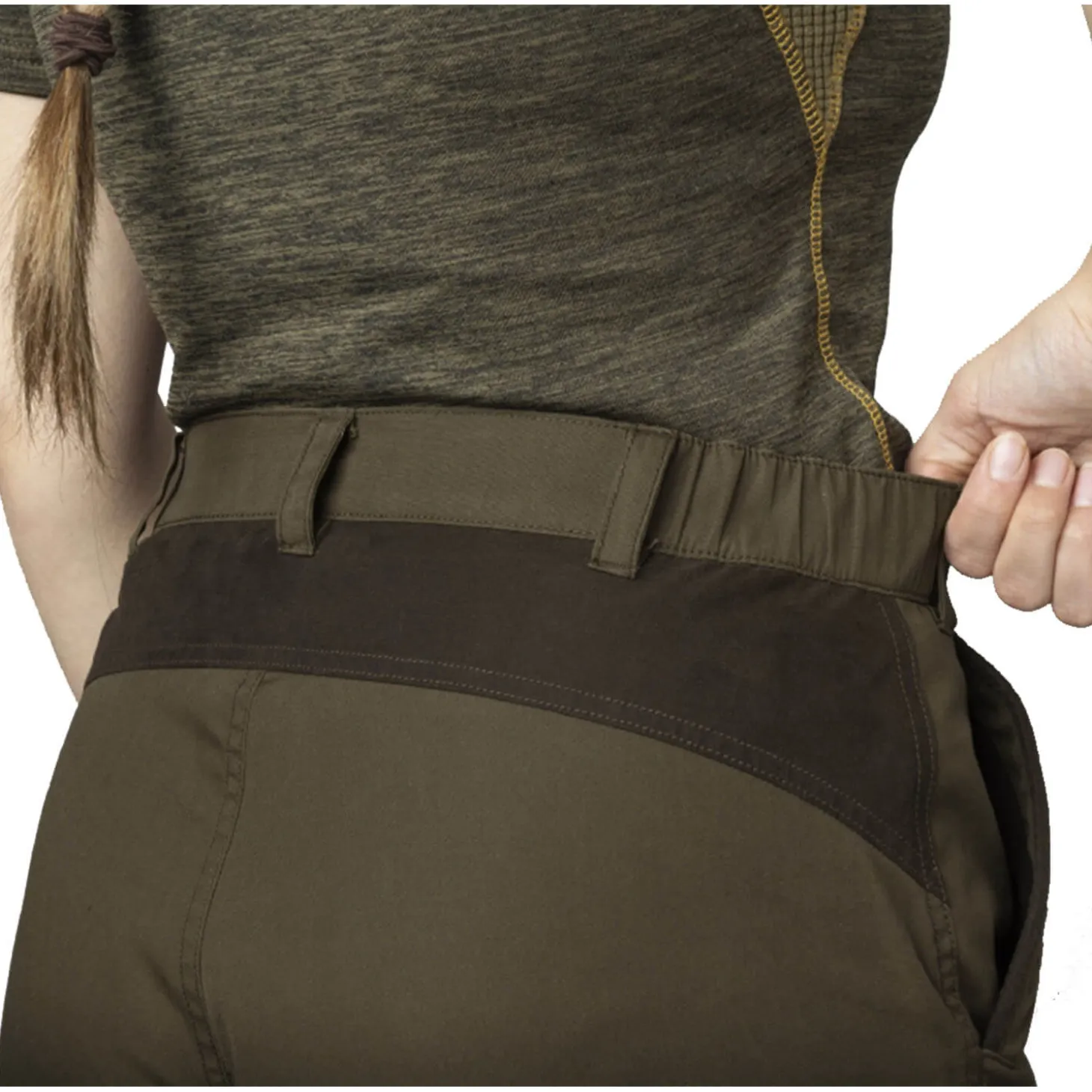 Seeland Damenhose Key Point Kora (Pine Green/Grizzly Brown)