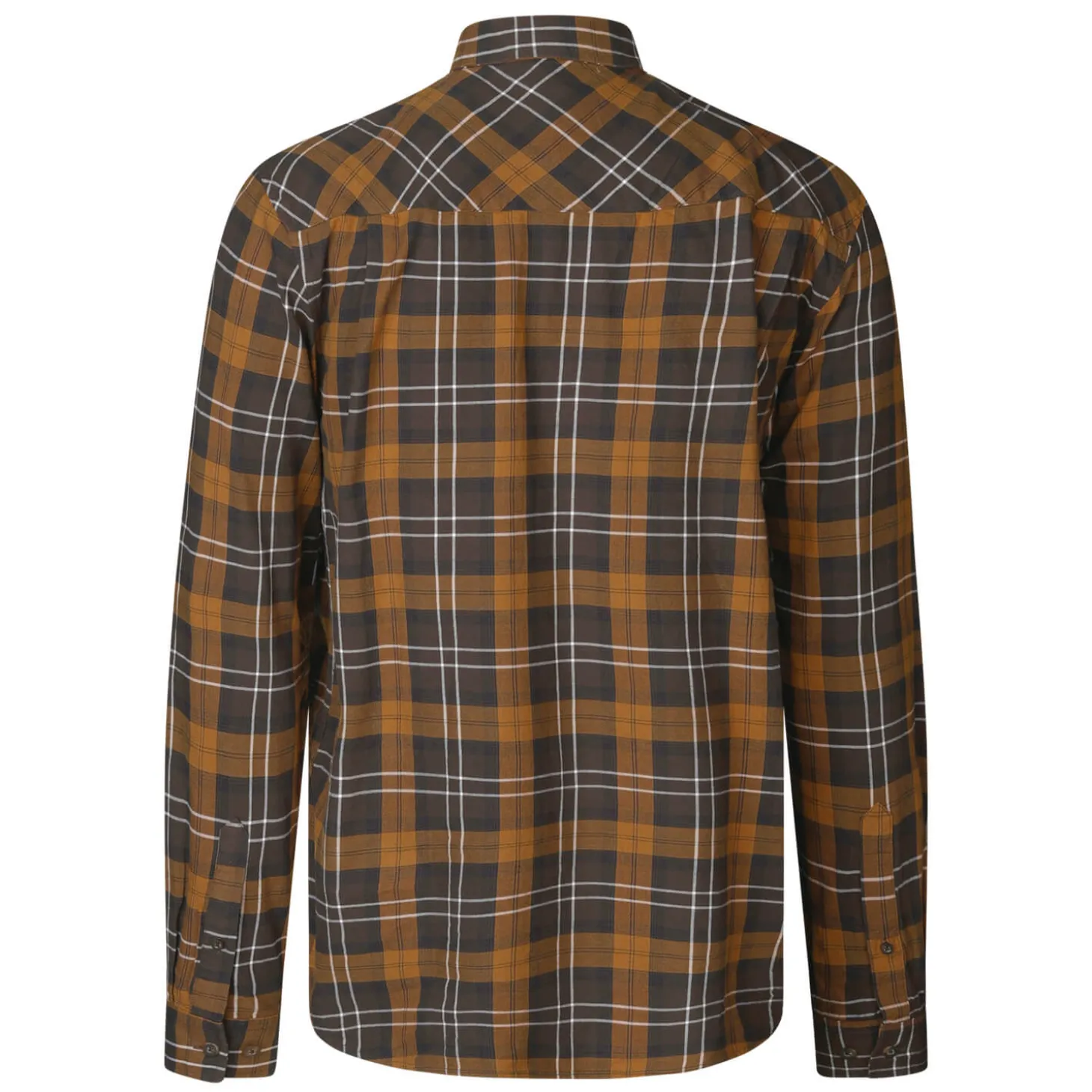 Seeland Jagdhemd Glen (Dark Brown/Camel Check)