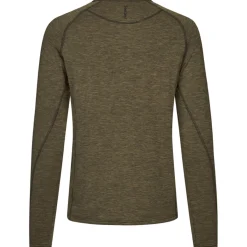 Seeland Langarmshirt Peak (Military Olive Melange)