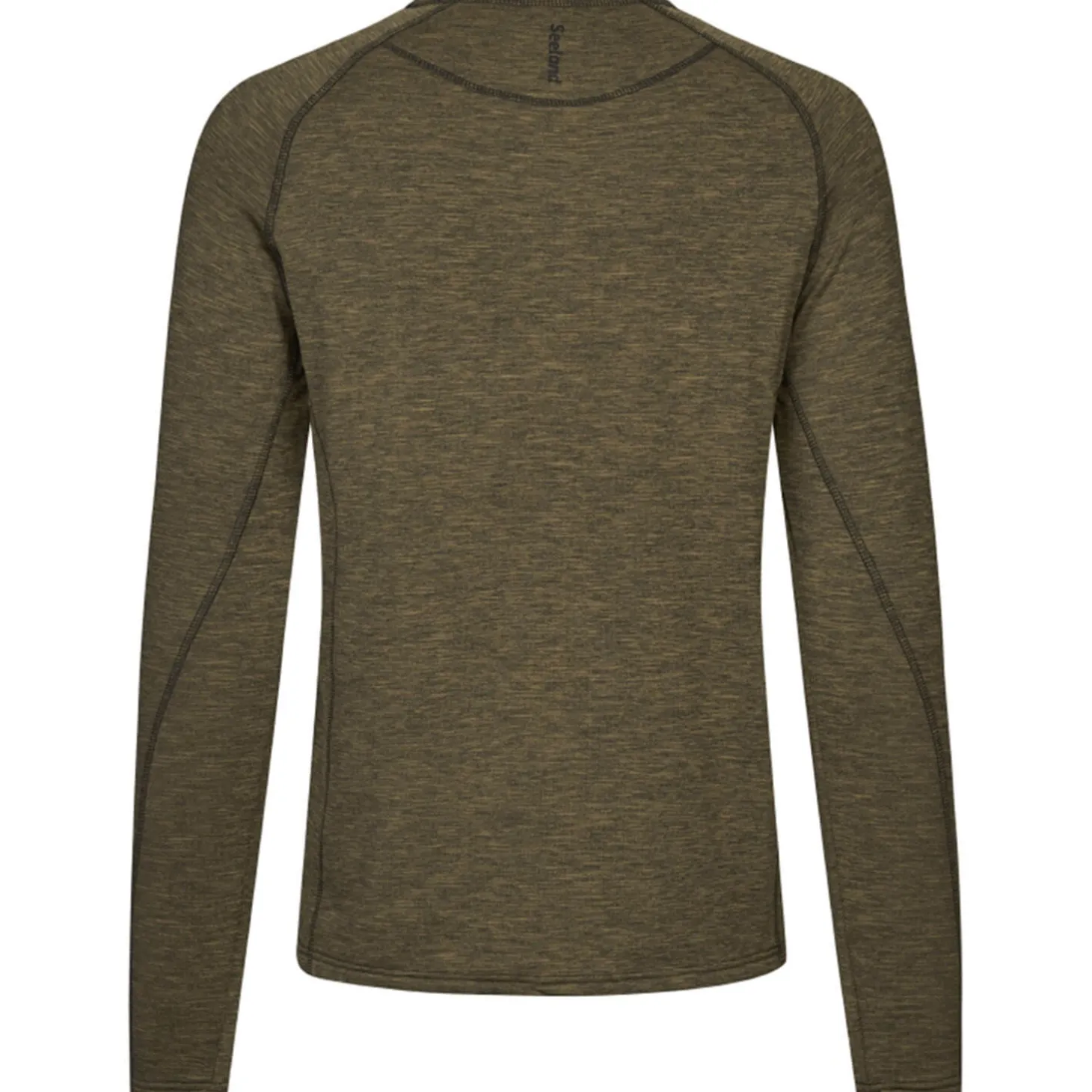 Seeland Langarmshirt Peak (Military Olive Melange)