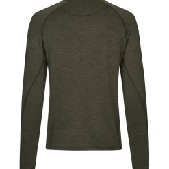 Seeland Langarmshirt Peak (Pine Green Melange)