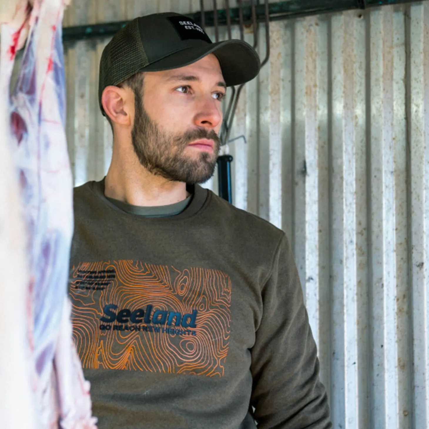 Seeland Pullover Pulse (Dark Olive Melange)