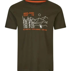 Seeland T-Shirt Landscape (Pine Green)