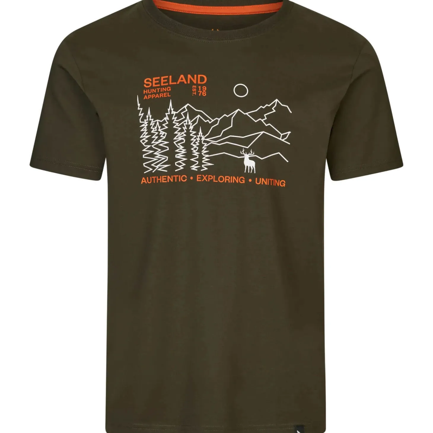 Seeland T-Shirt Landscape (Pine Green)